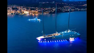 Самая большая парусная яхта в мире миллиардера! Яхта "А": Sailing Yacht A