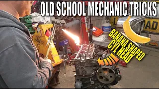 Warped Cylinder Head Straighten Resurface in the GARAGE DIY