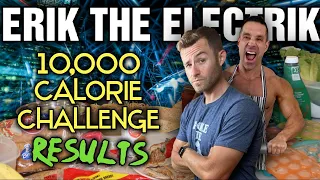 Erik the Electrik || 10,000 Calorie Anabolic Cookbook Challenge || The RESULTS!!!