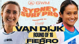 Nikki Van Dijk vs. Vahine Fierro I GWM Sydney Surf Pro presented by Bonsoy - Round of 16