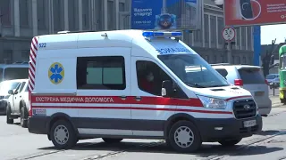 Odessa Ambulances responding with sirens Compilation