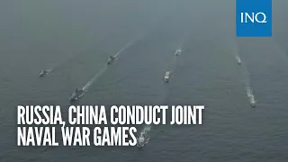 Russia, China conduct joint naval war games