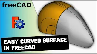 FreeCAD Curved Surfaces the Easy Way | Helicopter Canopy | Protogen Helmet Visor