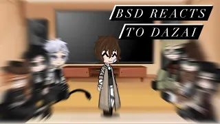 BSD reacts to dazai osamu~ [reaction video]  [Bungo stray dogs] [read description] [soukoku] [bsd]