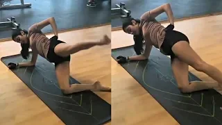 Jhanvi Kapoor Legs Workout Video