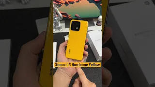 Xiaomi 13 Hurricane Yellow Unboxing, Wow 🤯 #shorts