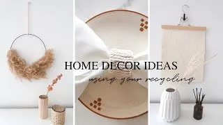 DIYing YOUR RECYCLING - DIY Home Decor Ideas with items you have at home