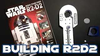 Building an R2-D2! | Pack 1: Stages 1-2 | Status Sensor and Right Leg Details | Unboxing & Assembly