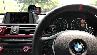 BMW 2015 F30 N20 320i Launch Control Acceleration 0 100