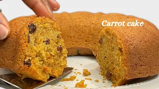 MOIST AND DELICIOUS CARROT CAKE || EASY TO MAKE