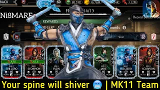 MK11 Fujin, MK11 Scorpion & MK11 Sub-zero | Survivor Mode elder tower | MK Mobile