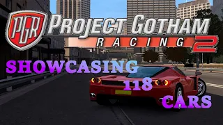 Showcase/list of all cars in Project Gotham Racing 2 (PGR2)