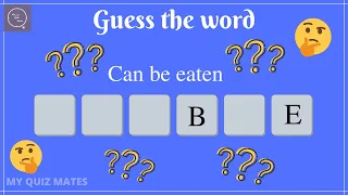 Guess the word game Part 2 | Vocabulary Game - How many can you guess?? | Scrambled word games