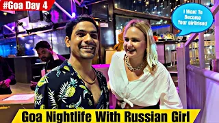 Goa Nightlife With Russian Girl | Tito's Lane| Baga Beach | Goa Vlog