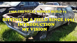 1968 Chevelle Nomad Restoration - Part 1 - Sitting in a field since 1991 - Introduction - My Vision