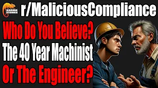 r/MaliciousCompliance - The 40 Year Machinist VS The Engineer!