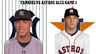 NEW YORK YANKEES VS HOUSTON ASTROS ALCS GAME 2 LIVE STREAM PLAY BY PLAY & REACTION