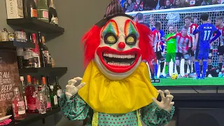 Sun star (aroma) standing animated  8 foot tall-big head clown 🤡