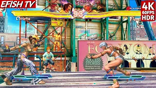 Christie & Alisa vs Elena & Ibuki (Hardest AI) - Street Fighter X Tekken