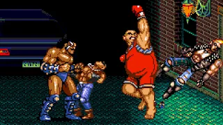 [GENESIS]  Street Of Rage 2 - ABADEDE & R.BEAR(Boss Hack) - 2Players Co-op longplay