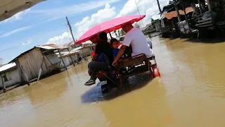 Baha ang Daily problem ng recipient sa kalapit lugar ng Datu Salibo Municipality