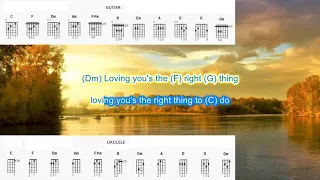 The Right Thing to Do by Carly Simon play along with scrolling guitar chords and lyrics