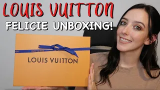 LOUIS VUITTON FELICIE POCHETTE UNBOXING + WHAT FITS!