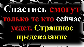 Не ждите, будет поздно. Спастись смогут только те, кто сейчас уедет. Схимонахиня Нила пророчество