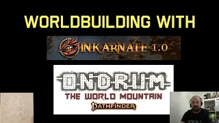 Pathfinder Worldbuilding Episode 1 - Using Inkarnate for the World Mountain setting