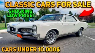 20 Impressive Classic Cars Under $10,000 Available on Craigslist Marketplace! Cheap Classic Cars!