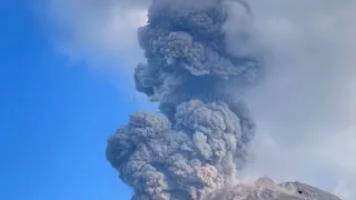 Japan is shocked! The eruption of the Sakurajima volcano scares the people of Kagoshima!