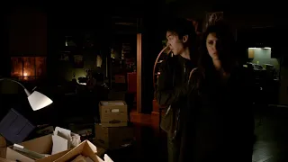 TVD 4x17 - Damon tells Stefan about his cure search, Elena finds him | Delena Scenes HD