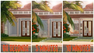 Строю дом в The Sims 4 за 60 секунд / 5 минут / 10 минут