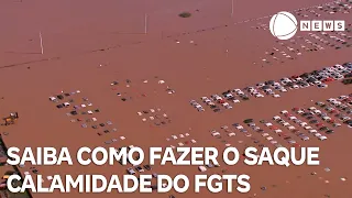 Saiba como fazer o saque calamidade do FGTS