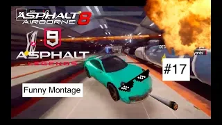 127 FLAT SPINS!!!! Asphalt 8(&9) Funny Montage #17 (17,000 Subscriber Special)