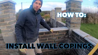 How to lay wall copings