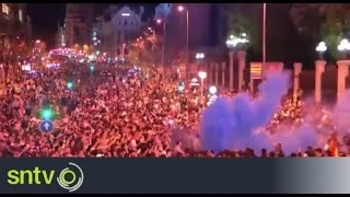 Real Madrid celebrate Copa del Rey success