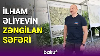 Prezident İlham Əliyev Zəngilan rayonuna səfər edib