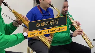 【超絶技巧】サックス四重奏で「熊蜂の飛行」-Flight of the Bumblebee- Rimskij-Korsakov