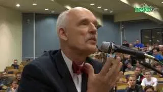 Janusz Korwin-Mikke - „Wartości europejskie a wartości unijne" cz.3 - debata