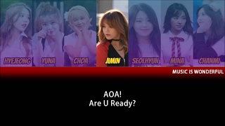 AOA---WOW WAR TONIGHT (~時には起こせよムーヴメント) JAP/ROM/ENG Color Coded Lyrics