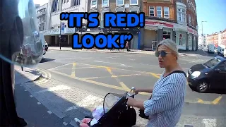 "It's Red! LOOK!" UK Bikers vs Crazy, Angry People and Stupid Drivers #158