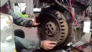 Replacing a 2 stage clutch