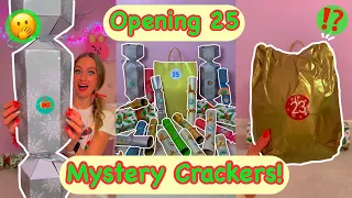 [ASMR] OPENING 25 MYSTERY ADVENT CALENDAR *CRACKERS!!*😱🎁✨⁉️ (100+ FINDS!!🫢) | Rhia Official♡