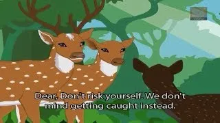 Jataka Tales - The Deer's Disciple - Animal Stories - Moral Stories for Children