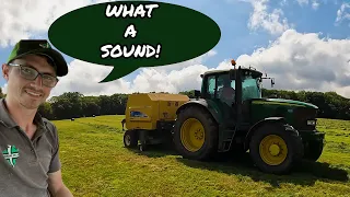 6620 BALING SILAGE! | WHAT A NOISE!