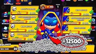 I Got 12500 TOKENS NONSTOP With CAT BURGLAR JESSIE! 40 QUESTS! 30 TIERS + Box Opening - Brawl Stars