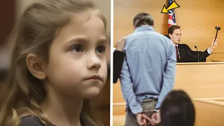 Judge Asks Little Girl If Her Father Is Guilty - When She Says This, They Arrest Her Mom