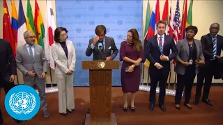 France and Security Council Members on the Situation in Palestine - Security Council  Media Stakeout