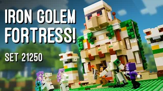 LEGO Minecraft - Iron Golem Fortress Review!